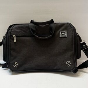 Ogio Laptop Messenger Bag 19" X 12" X 3" Black Yellow Interior